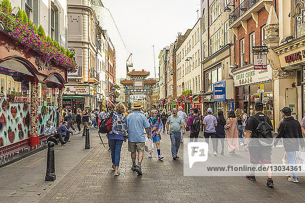 Chinatown in Soho  London  England  Vereinigtes Königreich