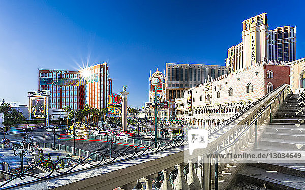 The Venetian Hotel and Casino  The Strip  Las Vegas Boulevard  Las Vegas  Nevada  Vereinigte Staaten von Amerika  Nordamerika