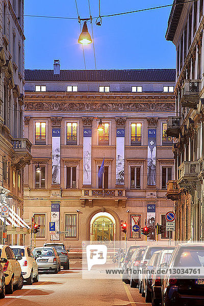 Gallerie d'Italia  external view  Milan  Lombardy  Italy