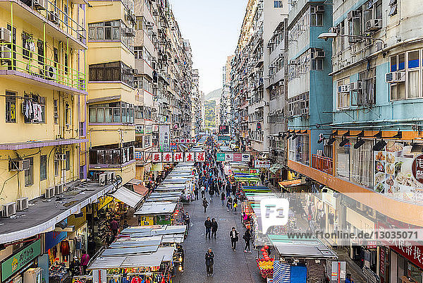 Fa Yuen Street Market  Kowloon  Hong Kong  China