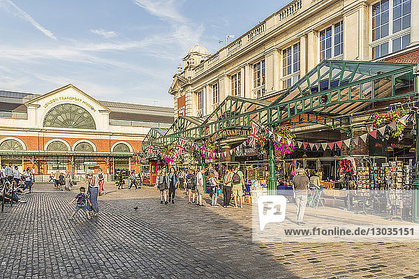A view of Covent Garden Market in Covent Garden  London  England  United Kingdom