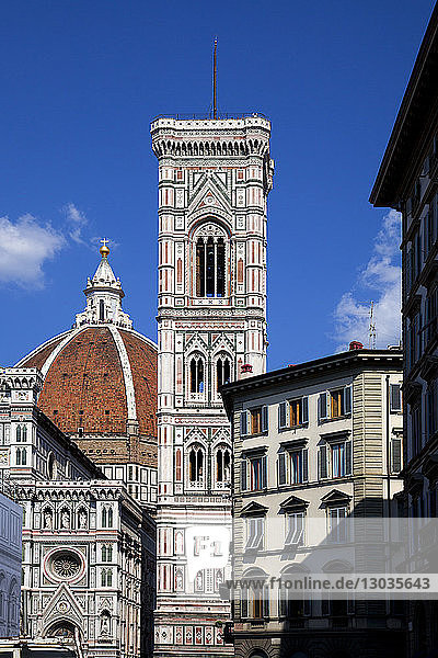 Der Dom (Duomo) (Cattedrale Metropolitana di Santa Maria del Fiore)  Florenz  UNESCO-Weltkulturerbe  Toskana  Italien