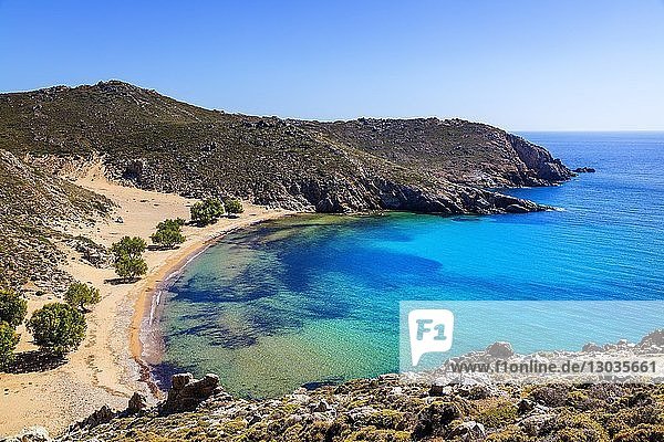 Psili Ammos Strand  Patmos  Dodekanes  Griechische Inseln  Griechenland