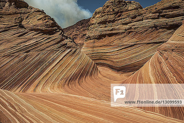 Idyllische Ansicht der Muster auf Marble Canyon