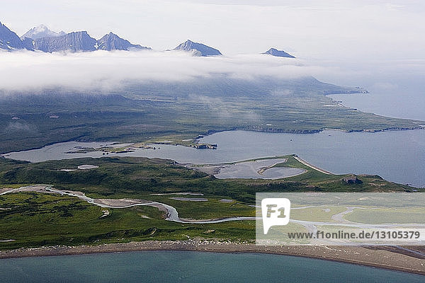 Cape Douglas And Sukoi Bay Along The Coast Of Katmai National Park Alaska