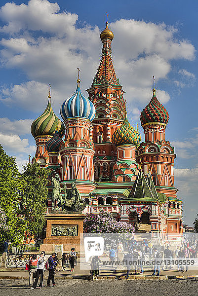 Basilius-Kathedrale  Roter Platz; Moskau  Russland