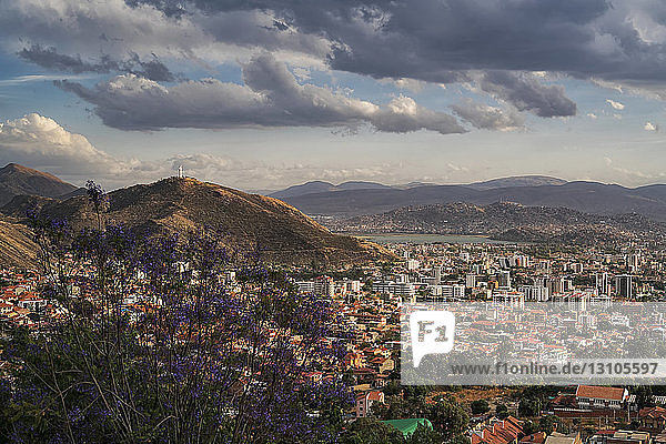 Stadtbild von Cochabamba; Cochabamba  Bolivien