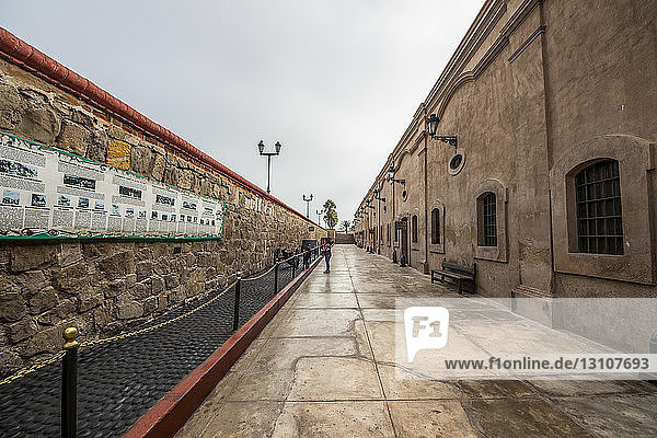 Korridor in der Festung Real Felipe; Callao  Lima  Peru