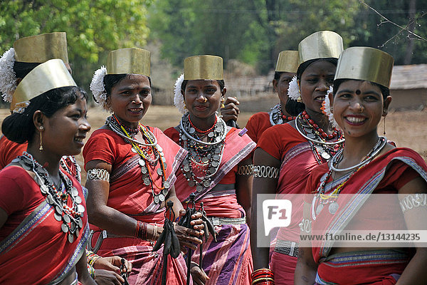 India Orissa Chhattisgarh Muria area Bison Horn tribe