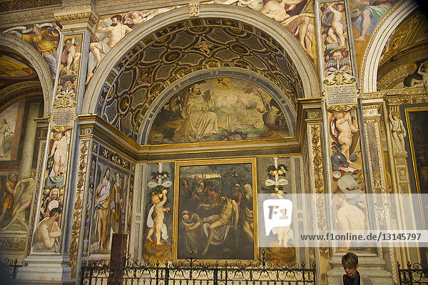 Europe  Italy  Lombardy  Milan  early Christian church of San Maurizio Maggiore Monastery  in Corso Magenta.