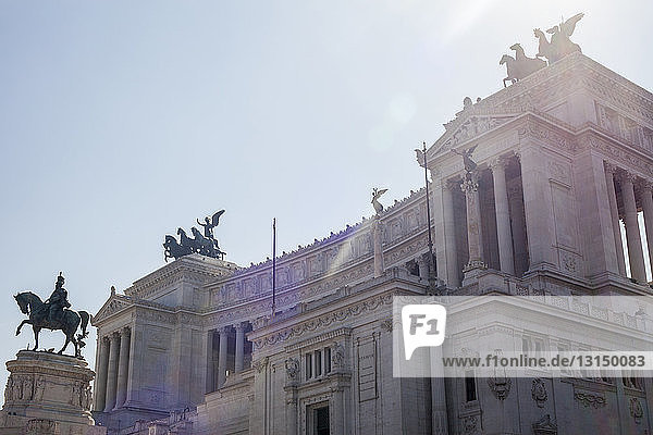 Nationales Denkmal für Vittorio Emanuele II  Rom  Italien