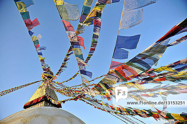 Tibetische Gebetsfahnen  Kathmandu  Nepal