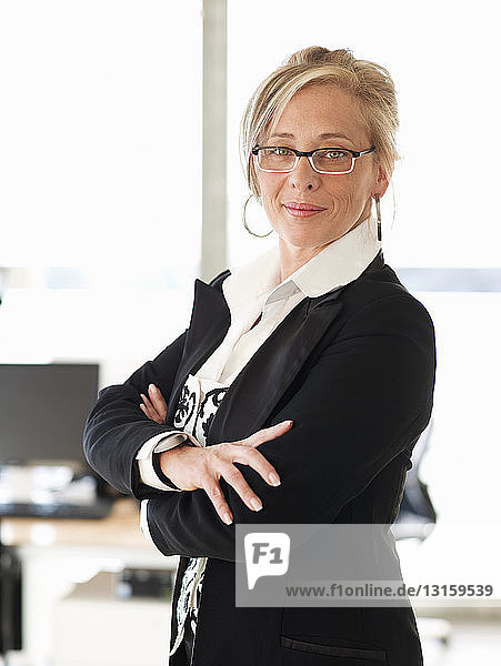 Portrait of business woman in office