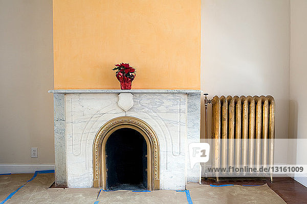 Living room fireplace and DIY