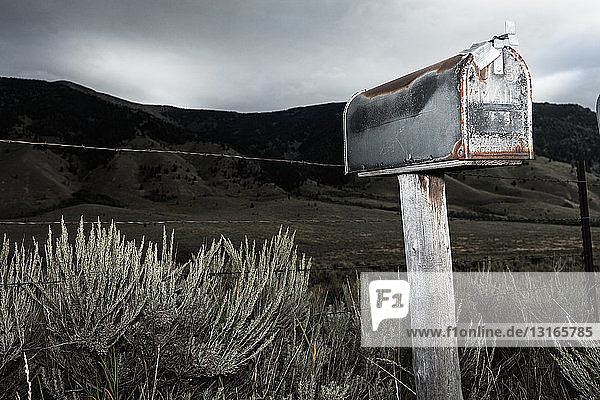 Rusty mailbox