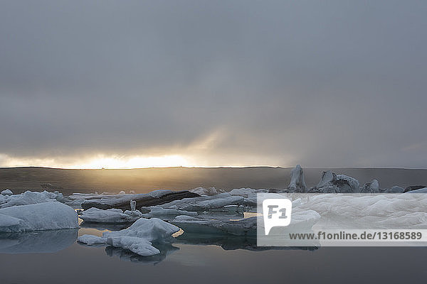 Gletscherlagune Jokulsarlon  Skaftafell-Nationalpark  Island