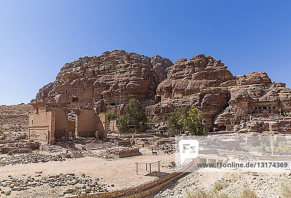 Jordania  Wadi Musa  Petra  Qasr Bint Firaun  Palace of Pharaoh's daughter