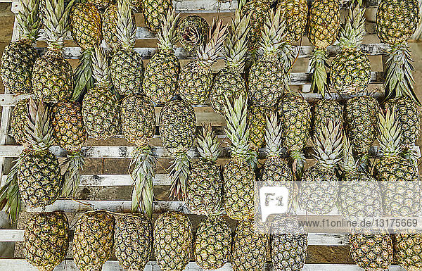 Brasilien Ananas auf einem Markt