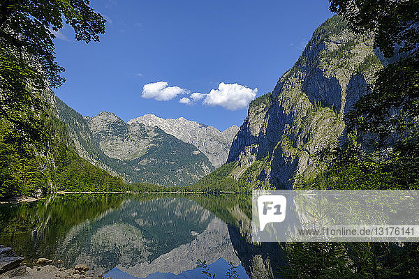 Deutschland  Bayern  Oberbayern  Berchtesgadener Alpen  Nationalpark Berchtesgaden  Salet  Fischunkelalm am Obersee