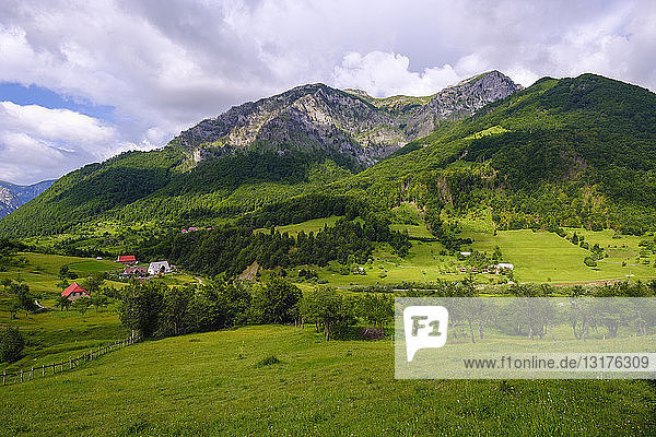 Albanien Grafschaft Shkoder Albanische Alpen Region Kelmend Lepushe