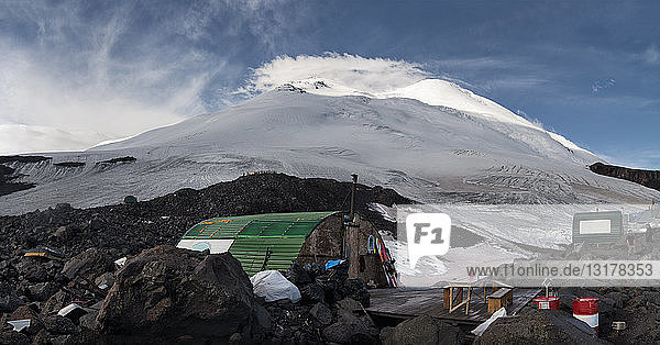 Russland Oberes Baksan-Tal Kaukasus Nordlager am Elbrus