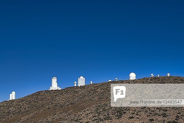 Observatorio del Teide  Observatorium am Pico del Teide  Teneriffa  Kanarische Inseln  Spanien  Europa