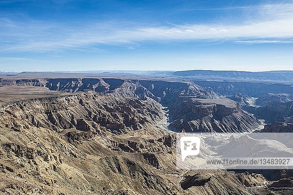 Blick über den Fish River Canyon Namibia Afrika