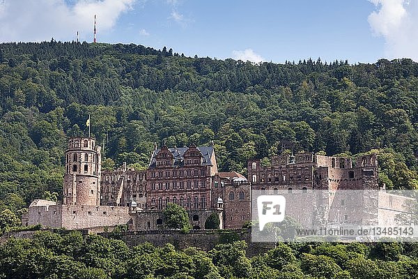 Heidelberger Schloss Schlossruine Heidelberg Baden-Württemberg Deutschland Europa