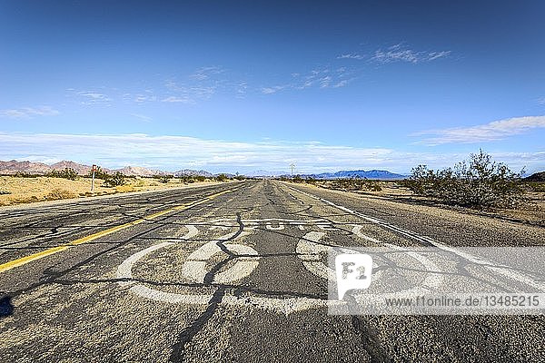 Historic Route 66 Ludlow California USA North America