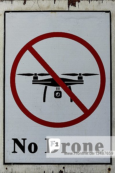 Verbotszeichen No Drone  Schweiz  Europa