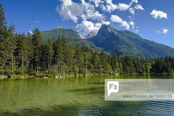 Hintersee  im hinteren Hochkalter  Nationalpark Berchtesgaden  Ramsau  Berchtesgadener Land  Oberbayern  Bayern  Deutschland  Europa