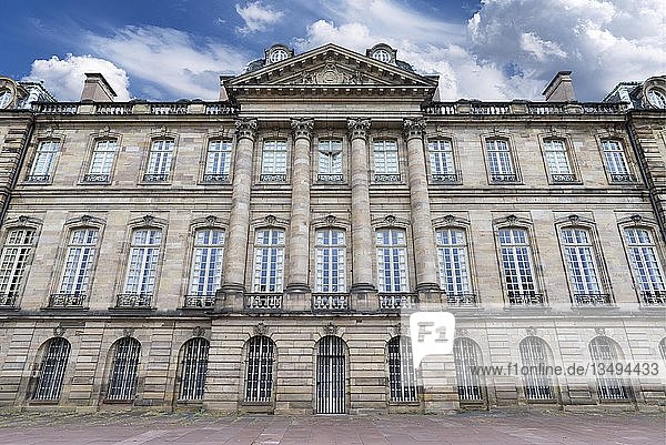 Palais Rohan  Barockarchitektur  heute Archäologisches Museum  Straßburg  Elsass  Frankreich  Europa