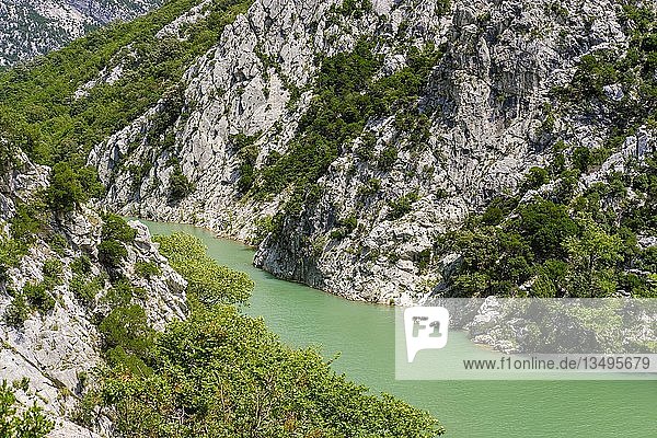 Mat-Schlucht nahe Milot Qark Lezha Albanien Europa
