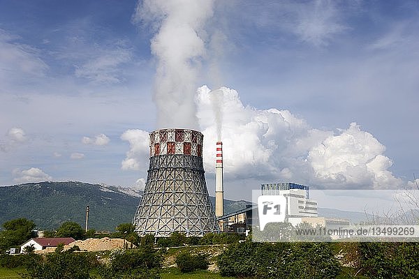 Thermal power plant TE Gacko  Gacko  Republic of Srpska  Bosnia and Herzegovina  Europe