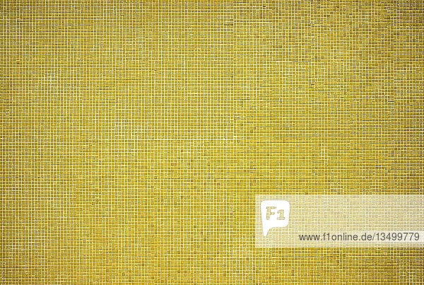 Wanddekoration aus kleinen gelben Mosaiksteinen  Hintergrundbild  Textur