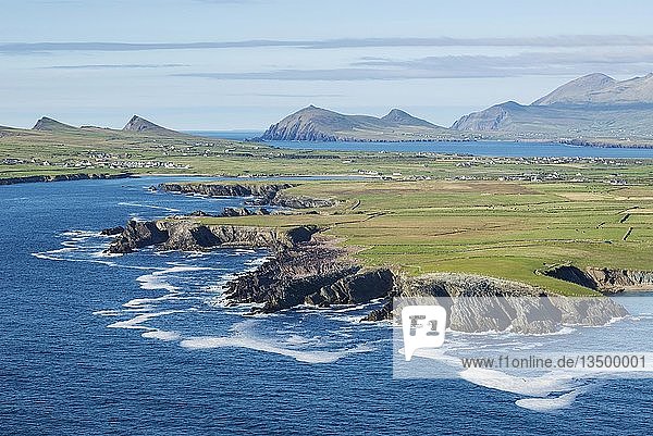 Küste des Atlantischen Ozeans, Dingle-Halbinsel, Grafschaft Kerry, Irland, Europa