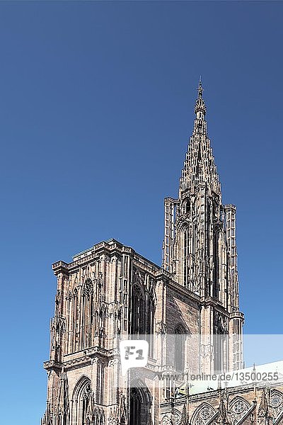 Münster Notre Dame  UNESCO-Weltkulturerbe  Straßburg  Elsass  Frankreich  Europa