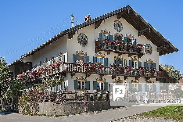Lechl-Hof  heute Gästehaus Spindler in Deining bei München  Oberbayern  Bayern  Deutschland  Europa