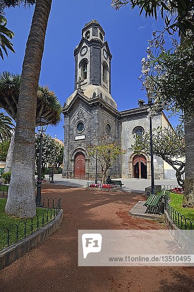 Kirche Nuestra Senora de la Pena de Francia  Puerto de la Cruz  Teneriffa  Kanarische Inseln  Spanien  Europa