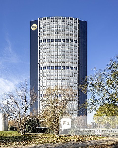ARAG-Tower Hauptverwaltung der Versicherung ARAG Architekt Norman Foster Mörsenbroich Düsseldorf Rheinland Nordrhein-Westfalen Deutschland Europa