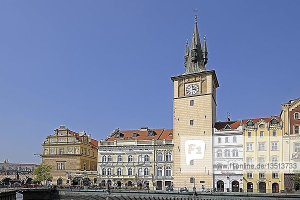 Altstädter Brückenturm  Altstadt  Prag  Böhmen  Tschechische Republik  Europa