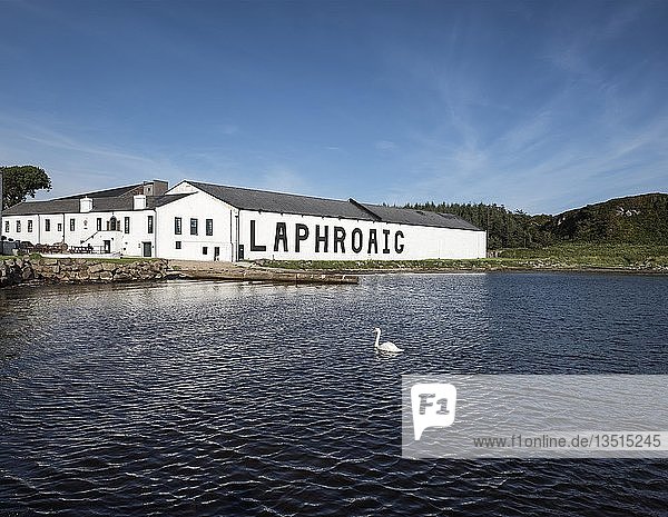 Laphroaig Whiskey-Brennerei  Lagerhaus  Islay  Innere Hebriden  Schottland  Vereinigtes Königreich  Europa