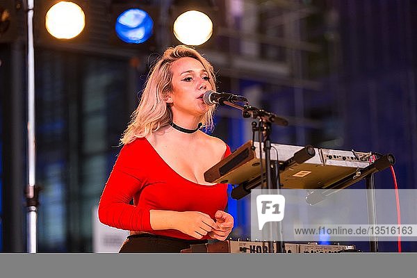 The Polish Indie-Pop-Duo Lilly Hates Roses live at the Blue Balls Festival Lucerne  Switzerland Kamil Durski: Vocals and Guitar Katarzyna Golomska: Vocals and Keyboard