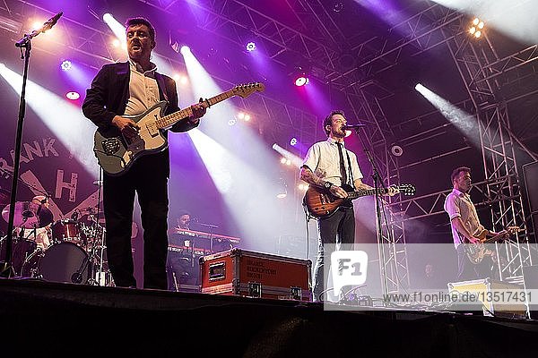 The British musician Frank Turner & The Sleeping Souls live at the 27th Heitere Open Air in Zofingen  Aargau  Switzerland  Europe