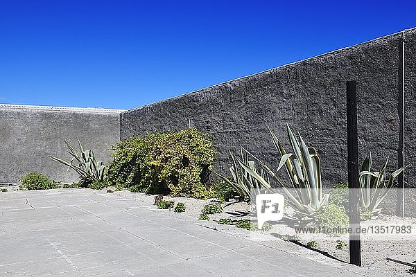 Robben Island Prison Yard  Cape Town  Western Cape  South Africa  Africa