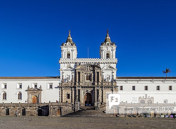 Saint Francis Church and Monastery Plaza San Francisco Old Town Quito Pichincha Province Ecuador South America
