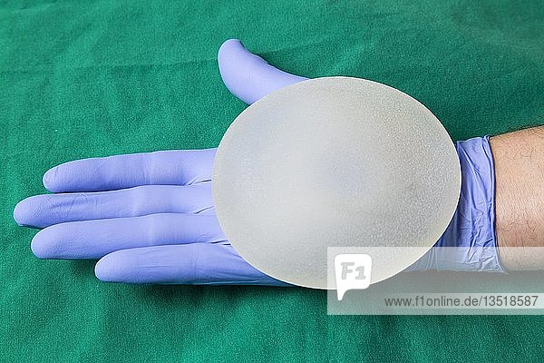 Silicone breast implant  for the enlargement of a female breast  Germany  Europe