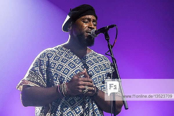 British singer-songwriter Jodie Abacus live at the 26th Blue Balls Festival in Lucerne  Switzerland  Europe