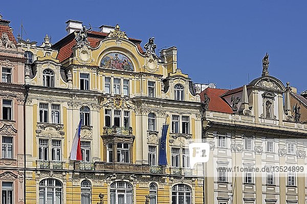 Ministerium für regionale Entwicklung  historisches Gebäude  UNESCO-Welterbe  Altstädter Ring  historisches Viertel  Prag  Böhmen  Tschechische Republik  Europa