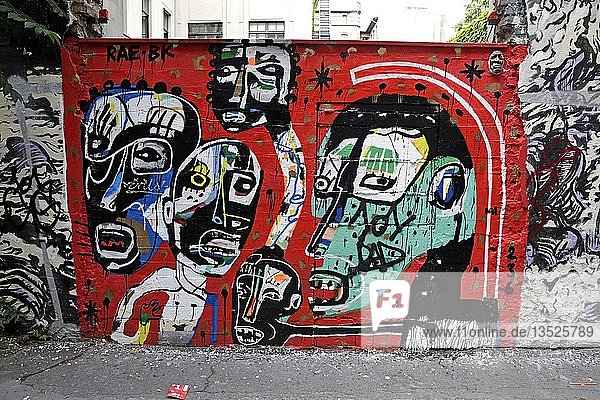 Graffiti Kino Central Hinterhof Rosenthalerstrasse 39 Berlin Deutschland Europa